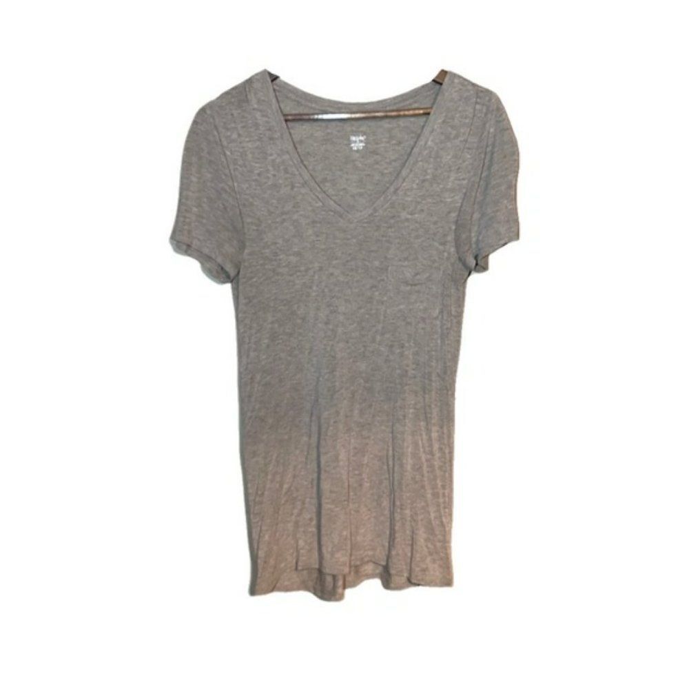 Tan V-neck 